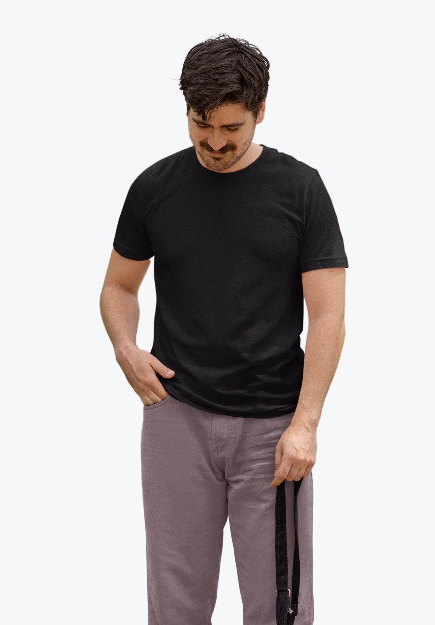 Rich Black Supima Cotton T-shirt