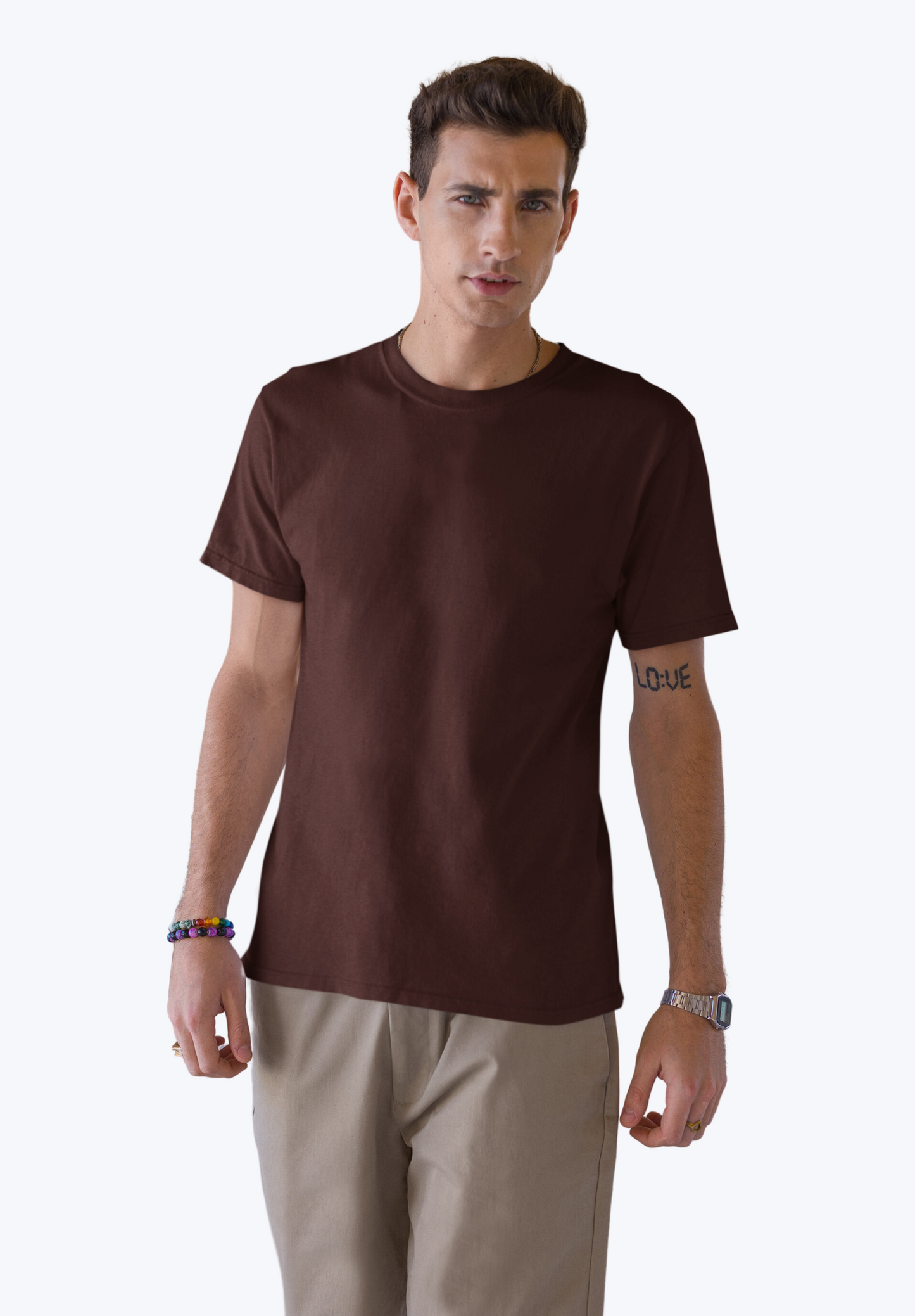 Deep Maroon Supima Cotton T-shirt